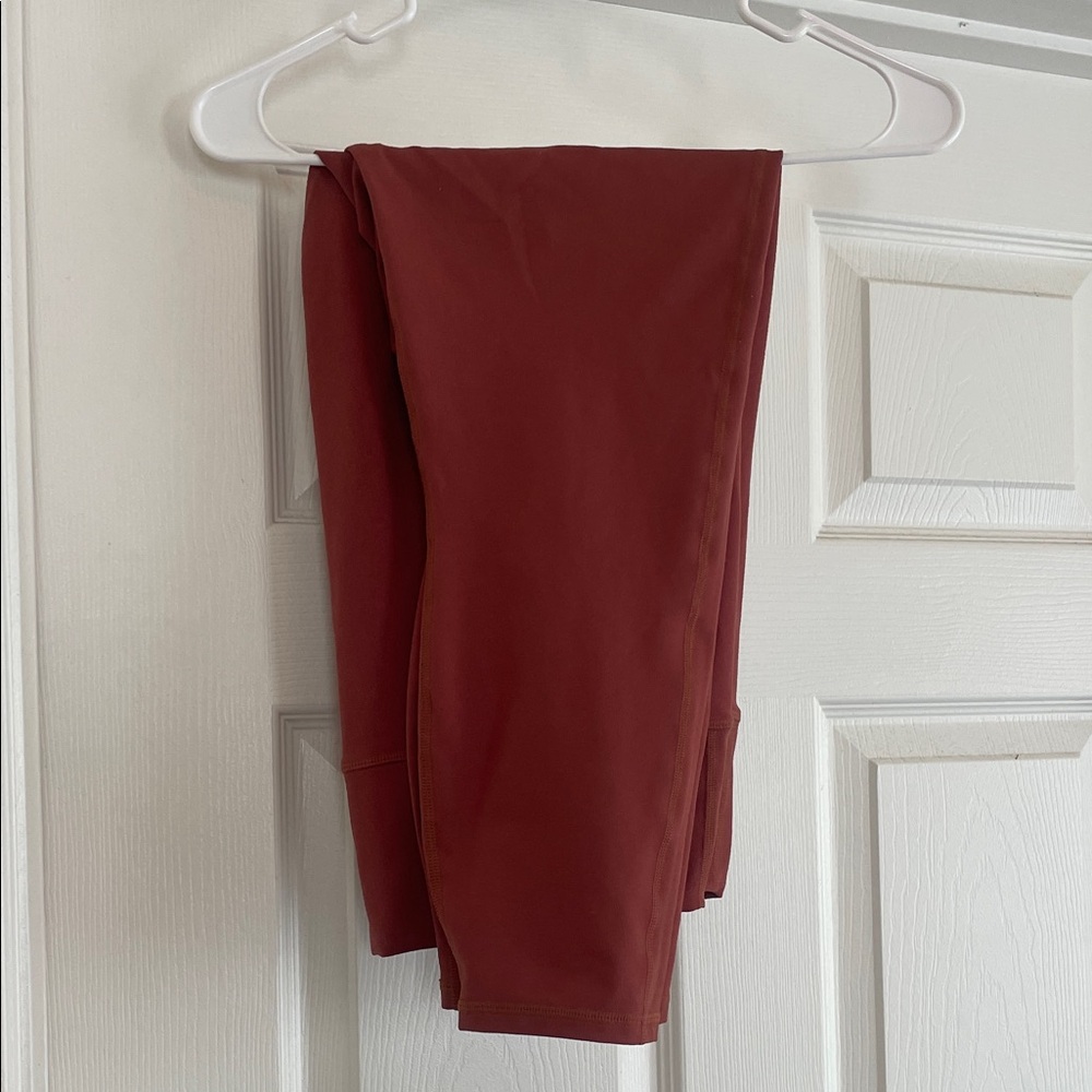 Rust Red Fabletics Leggings